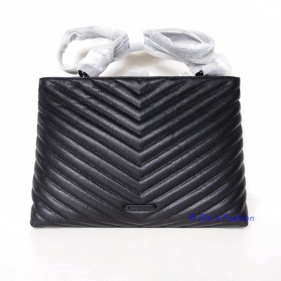 Rebecca Minkoff Bags Nwt Rebecca Minkoff Edie Large Top Handle Satchel Leather Crossbody Bag